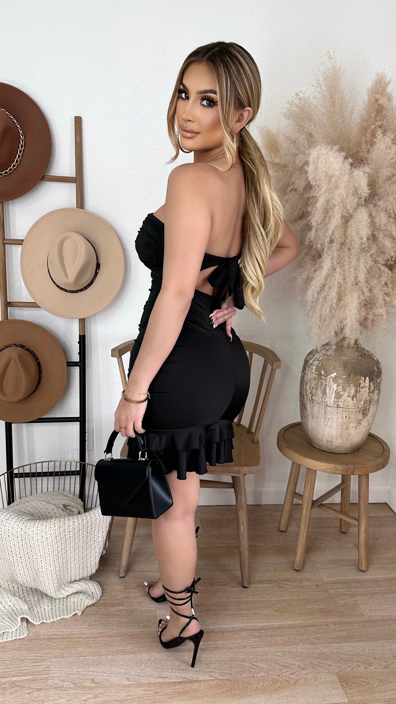 Never Settle Dress (Black)