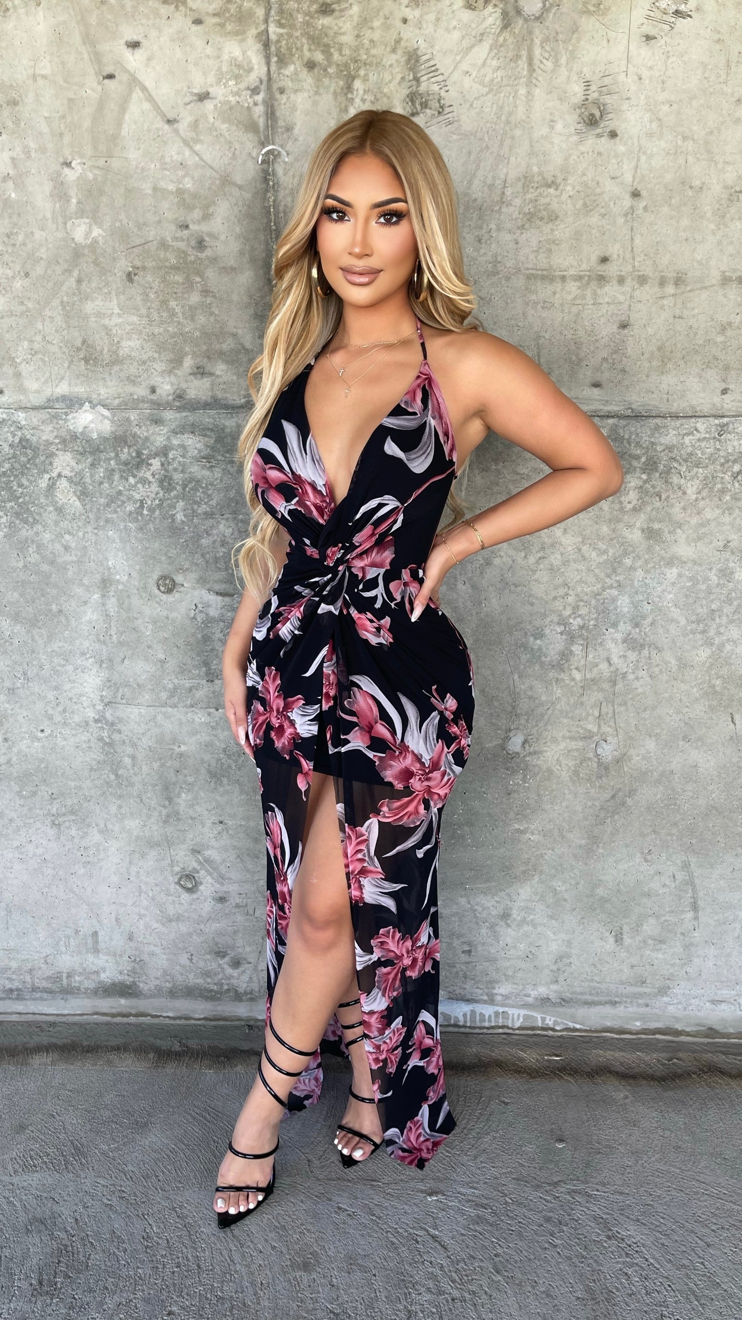 Meyani Maxi Dress (Black)