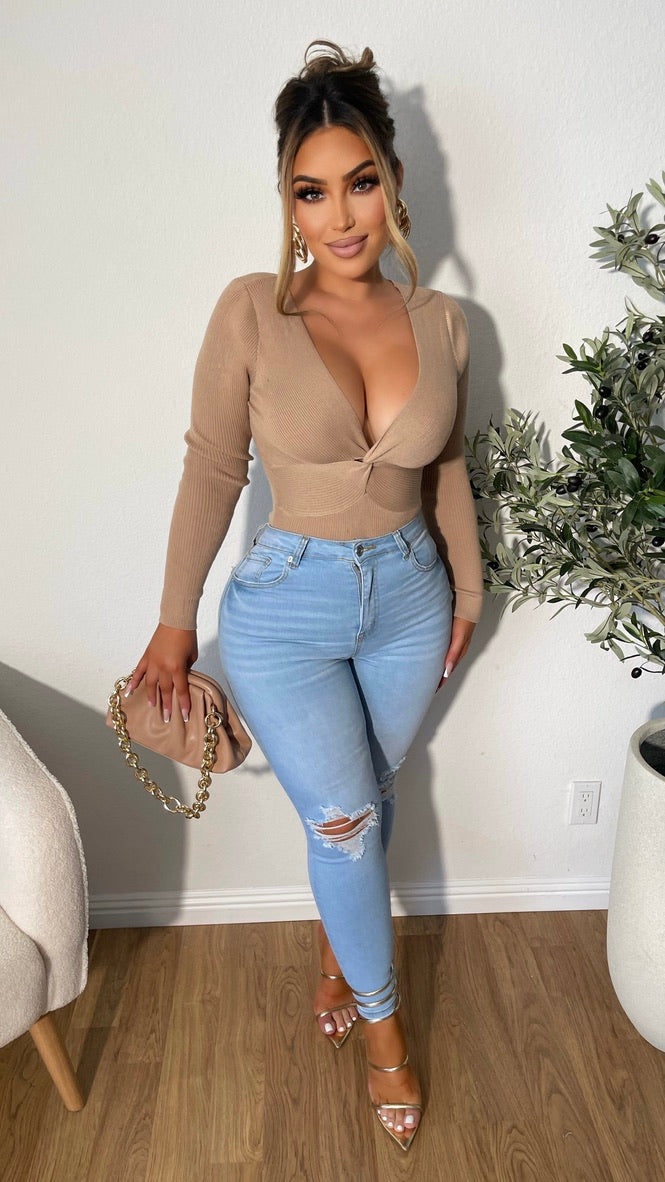 Beverly High Waist Jeans (Light Wash)