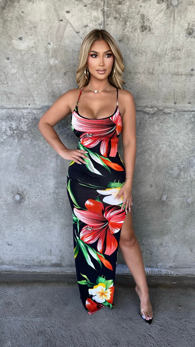 Aline Maxi Dress (Black)