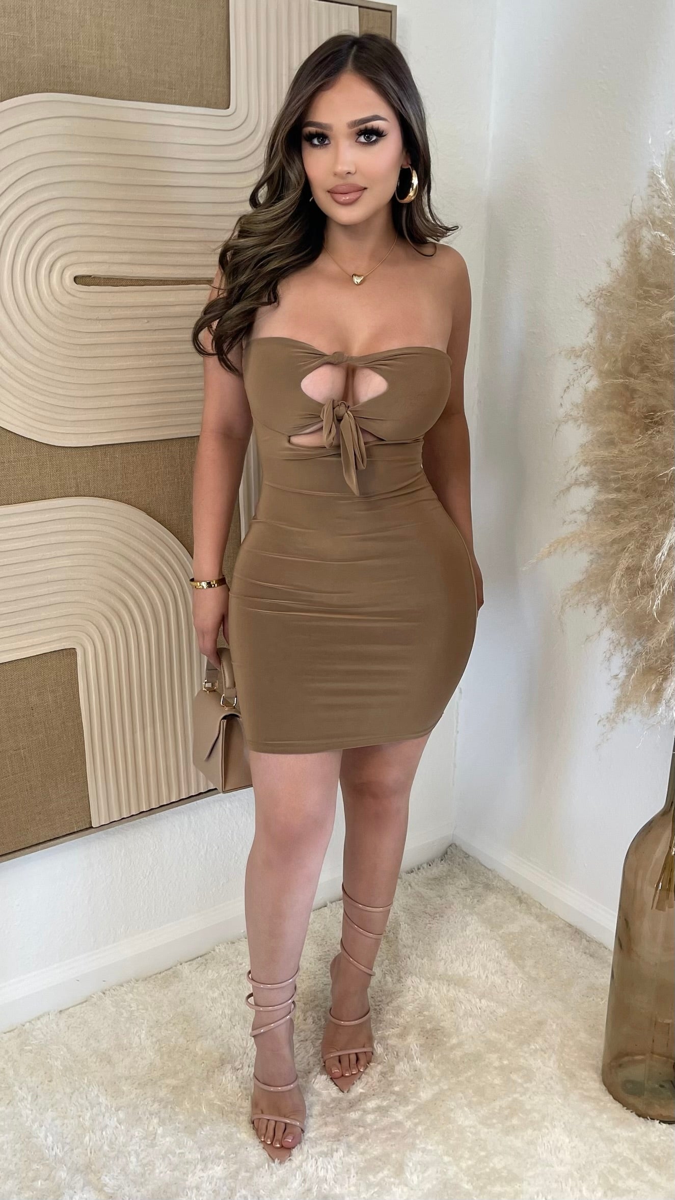 Elevated Slip On Dress (Mocha)