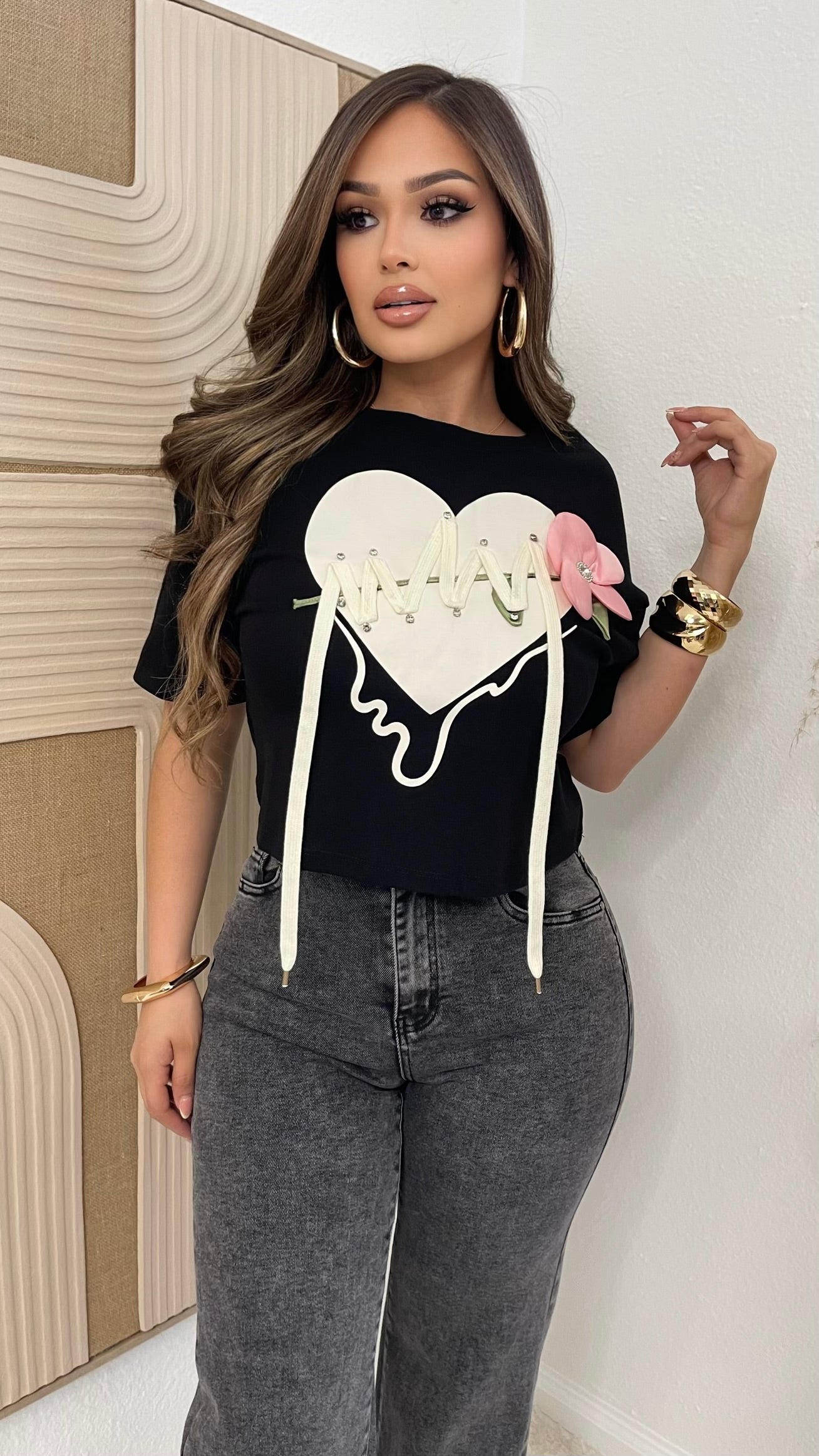 Heart Felt Graphic Top