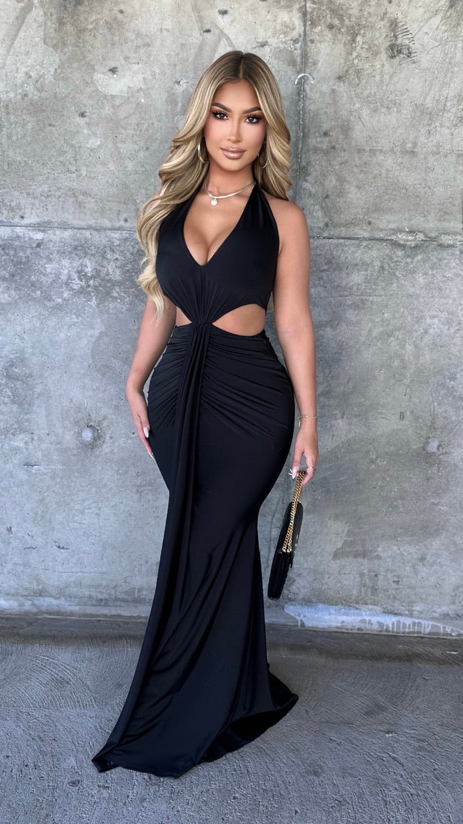 Got You Looking Couture Dress (Black)