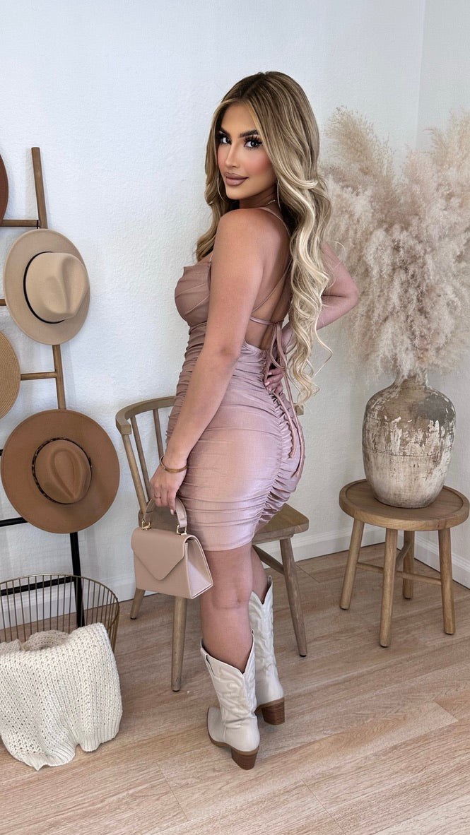 Trend Setter Dress (Taupe)