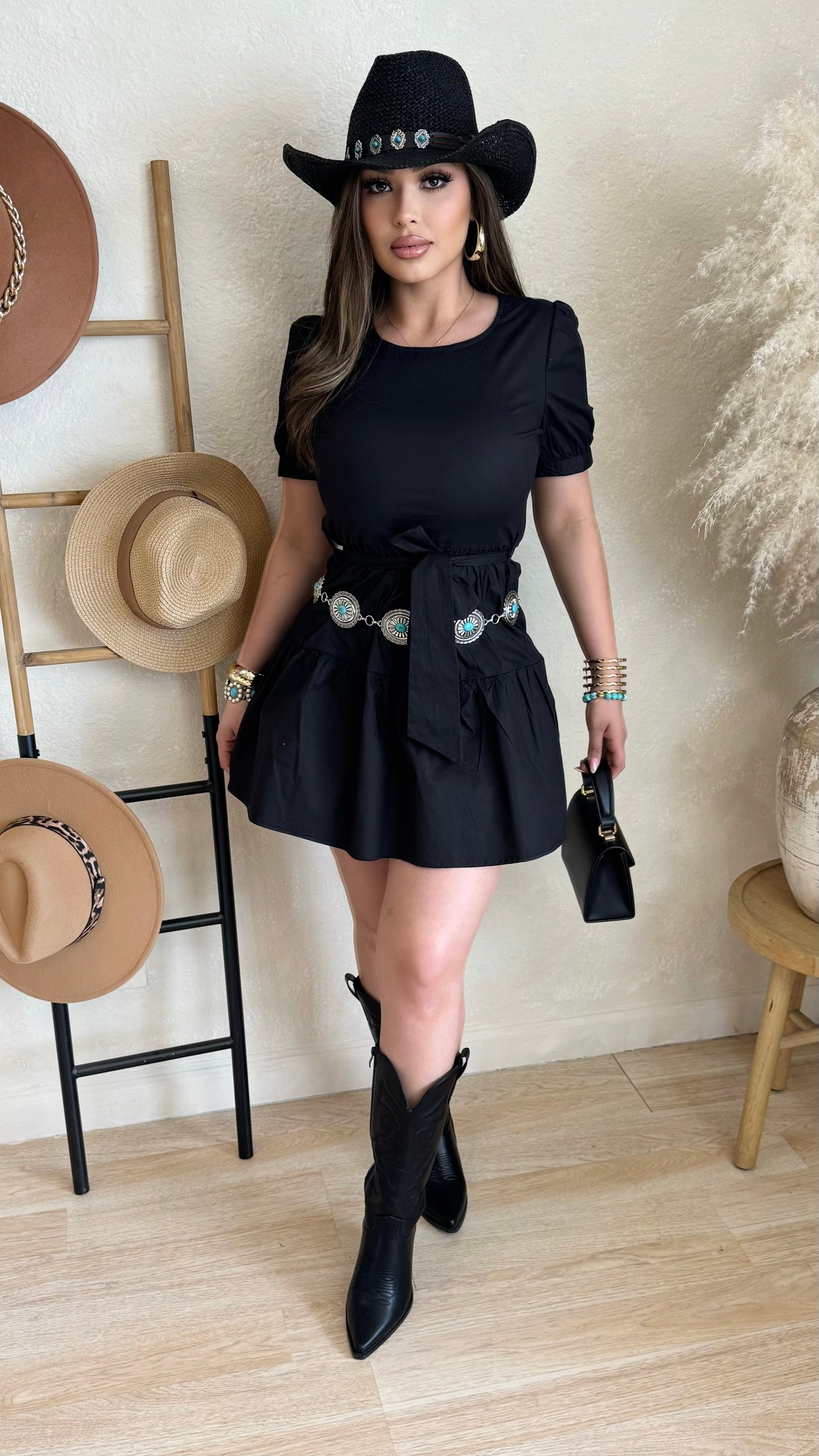 Another Level Midi Dress (Black)