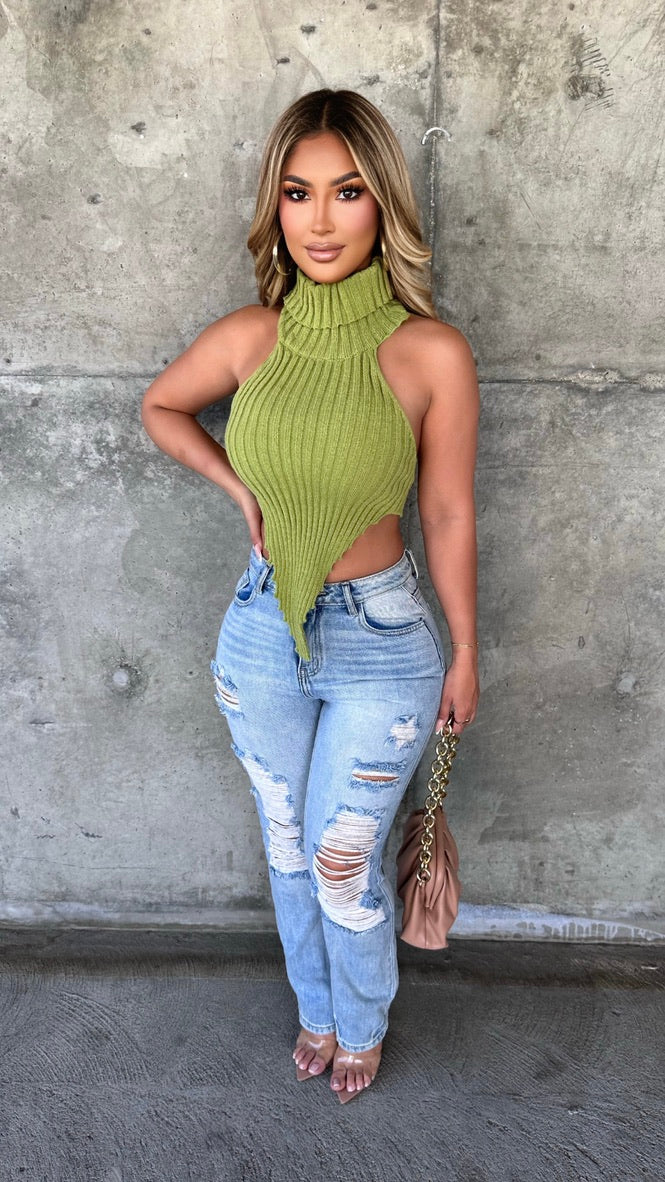 Kalania Top (Kiwi Green)
