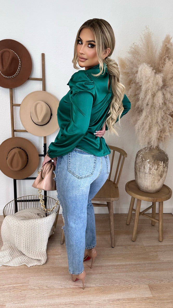 Strive To Perfection Top (Emerald Green)