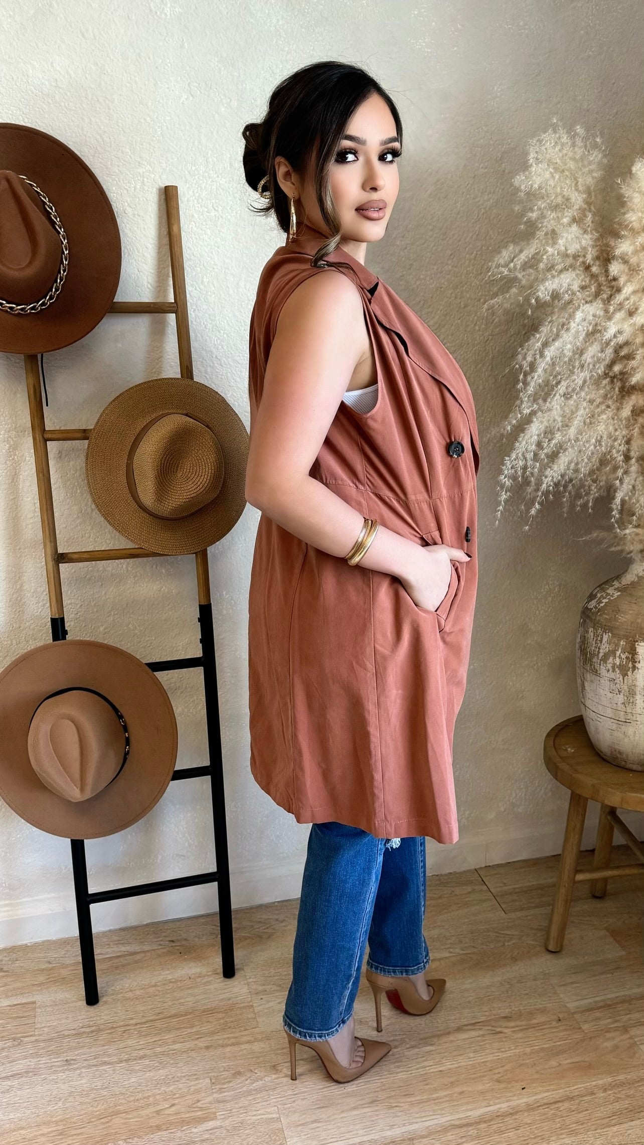 That Way Vest (Rust)