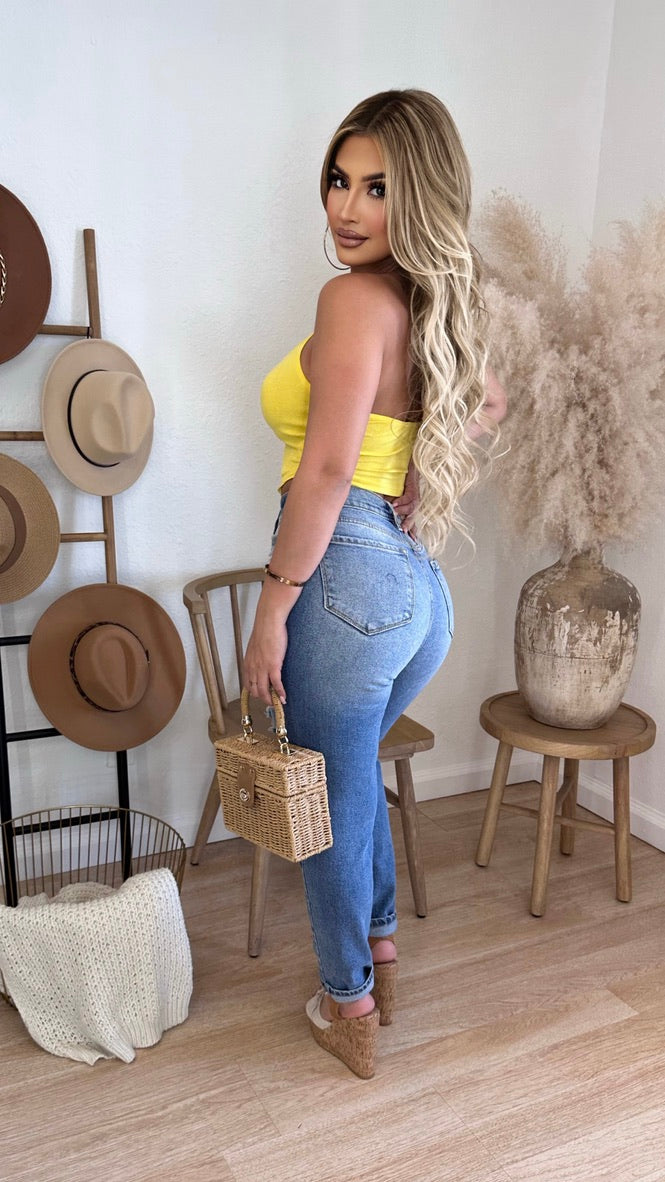 Not Your Type Bodysuit (Yellow)