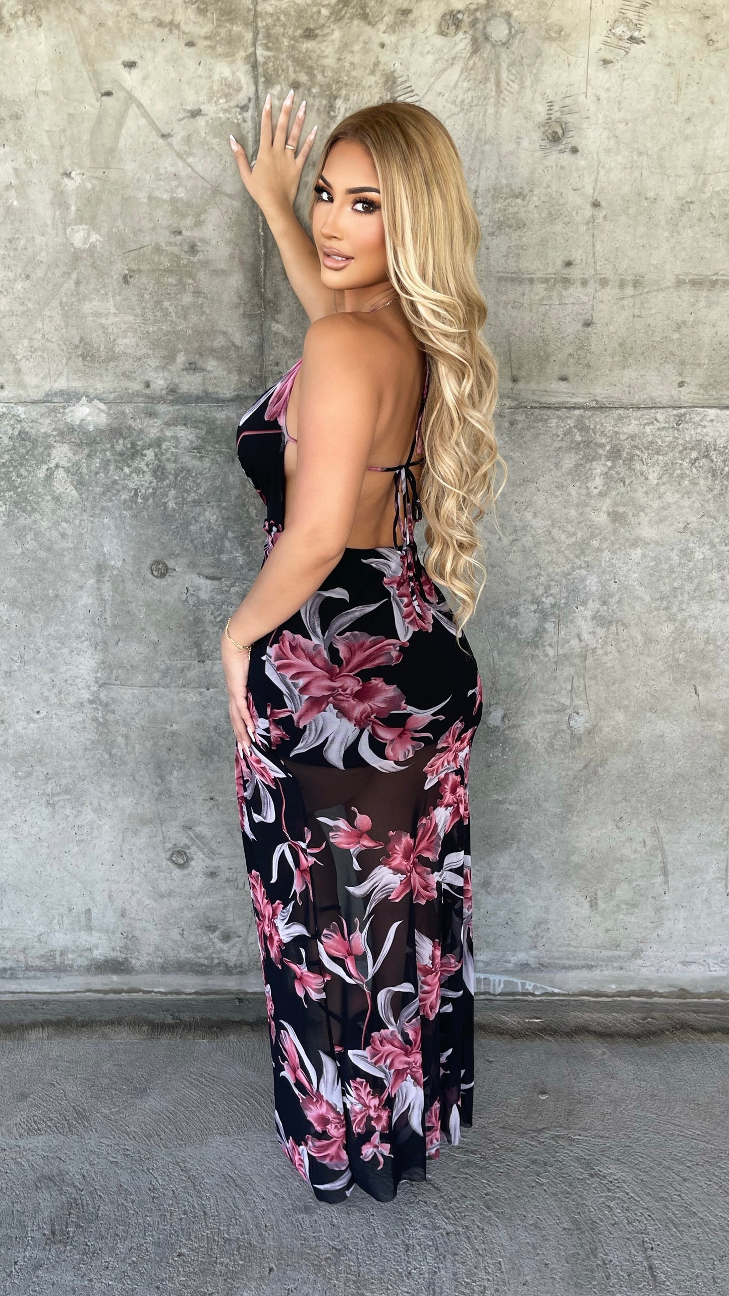 Meyani Maxi Dress (Black)