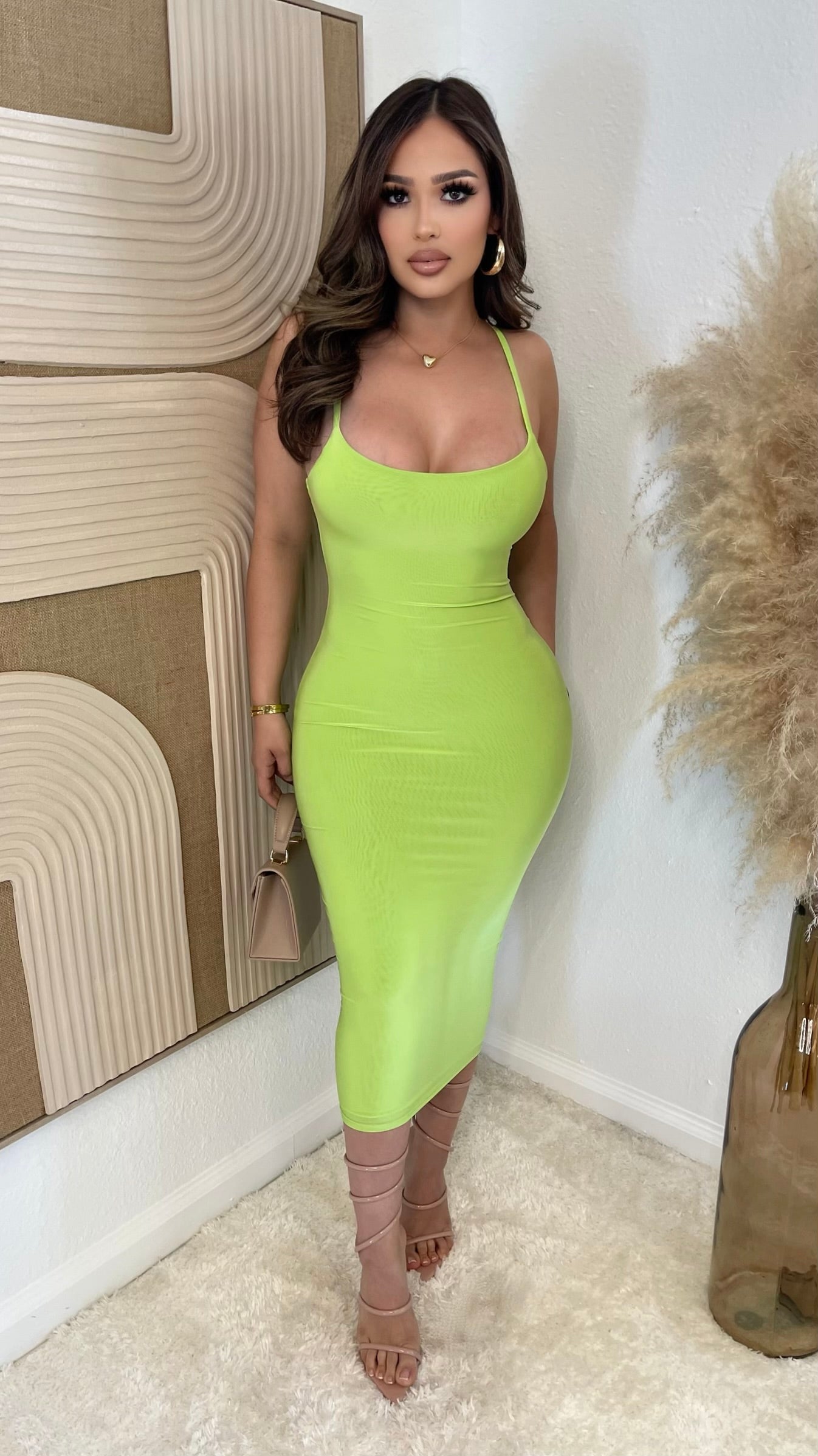 Just Over You Dress (Green)