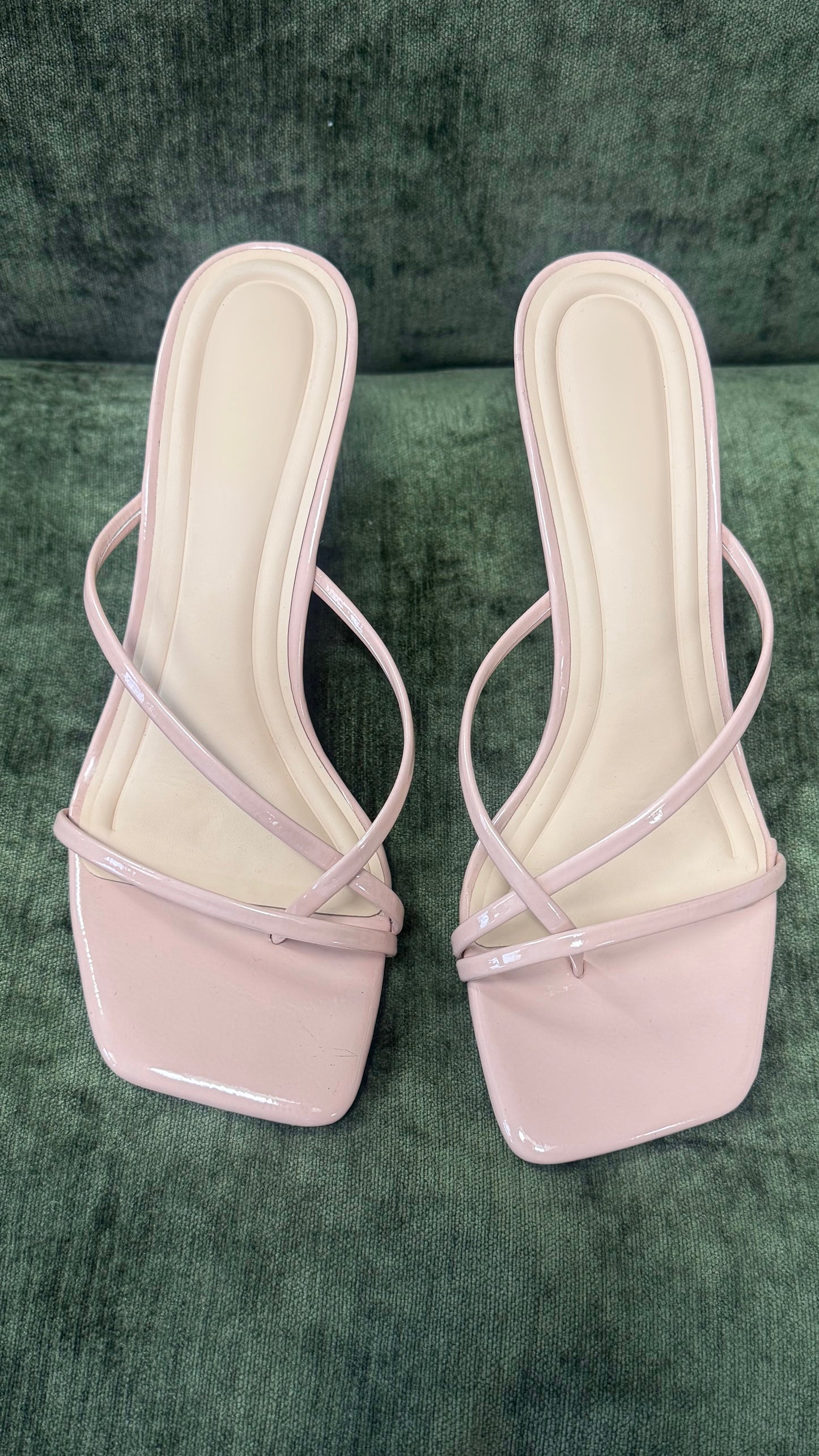 Soft Glam Nude Wedge Heel