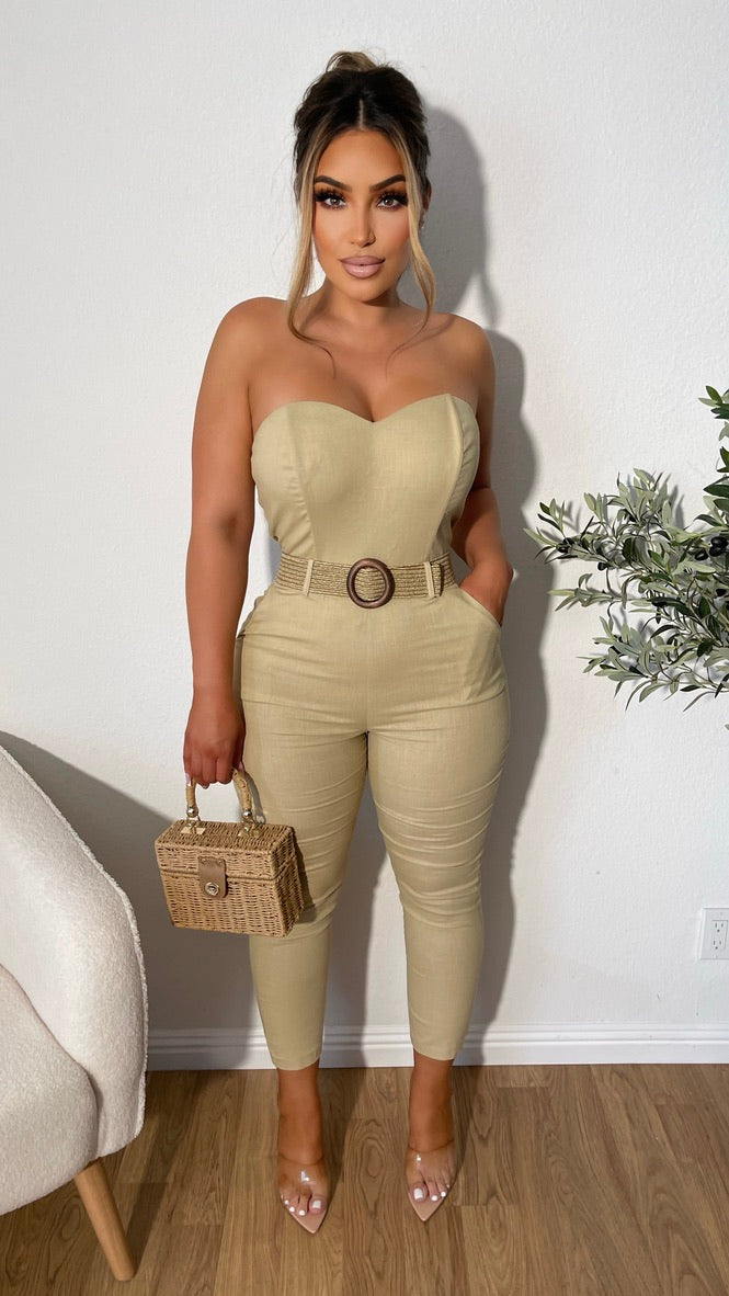 Kamira Jumpsuit (Nude)