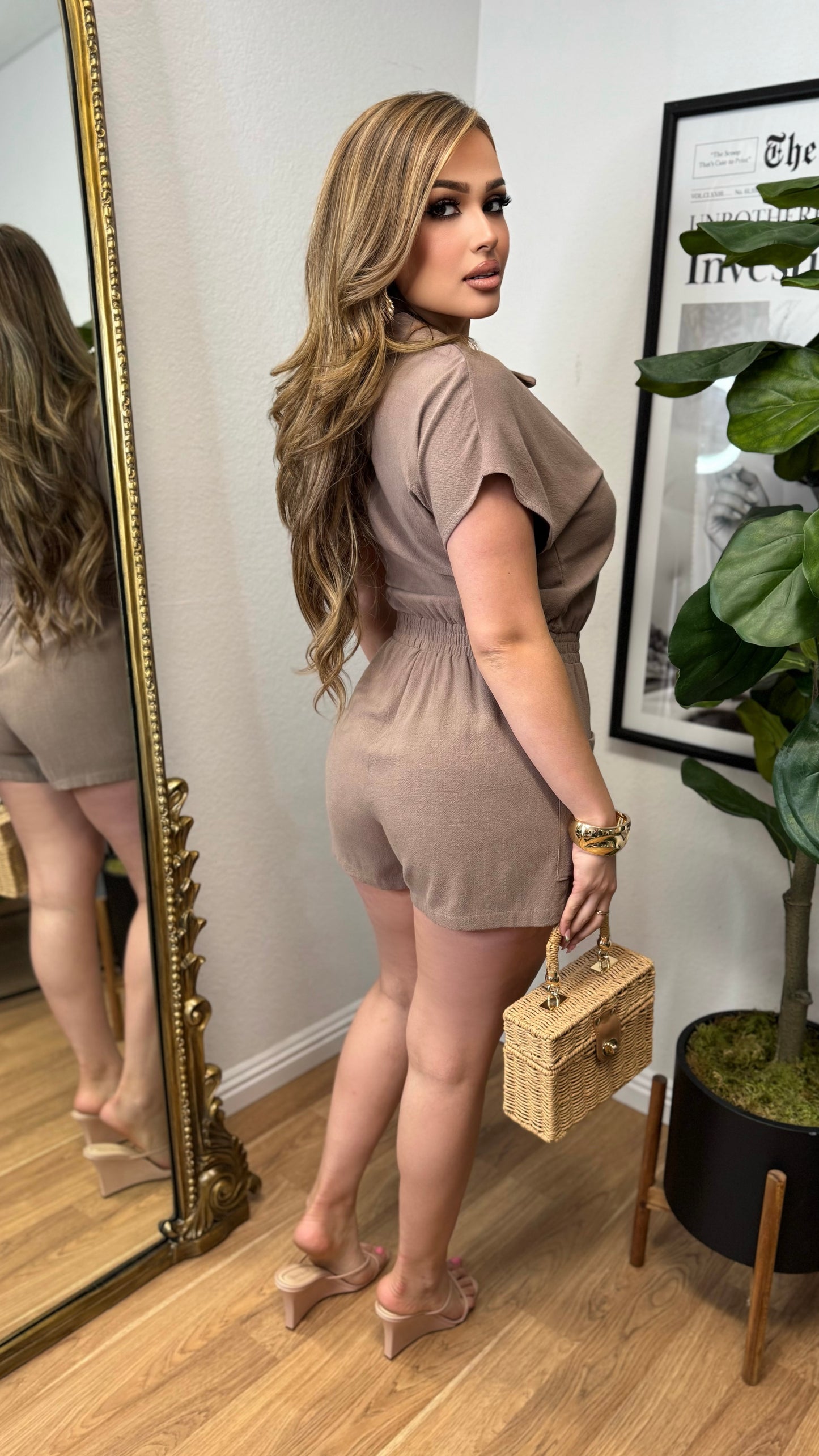 Relaxed Effortless Romper (Coco)