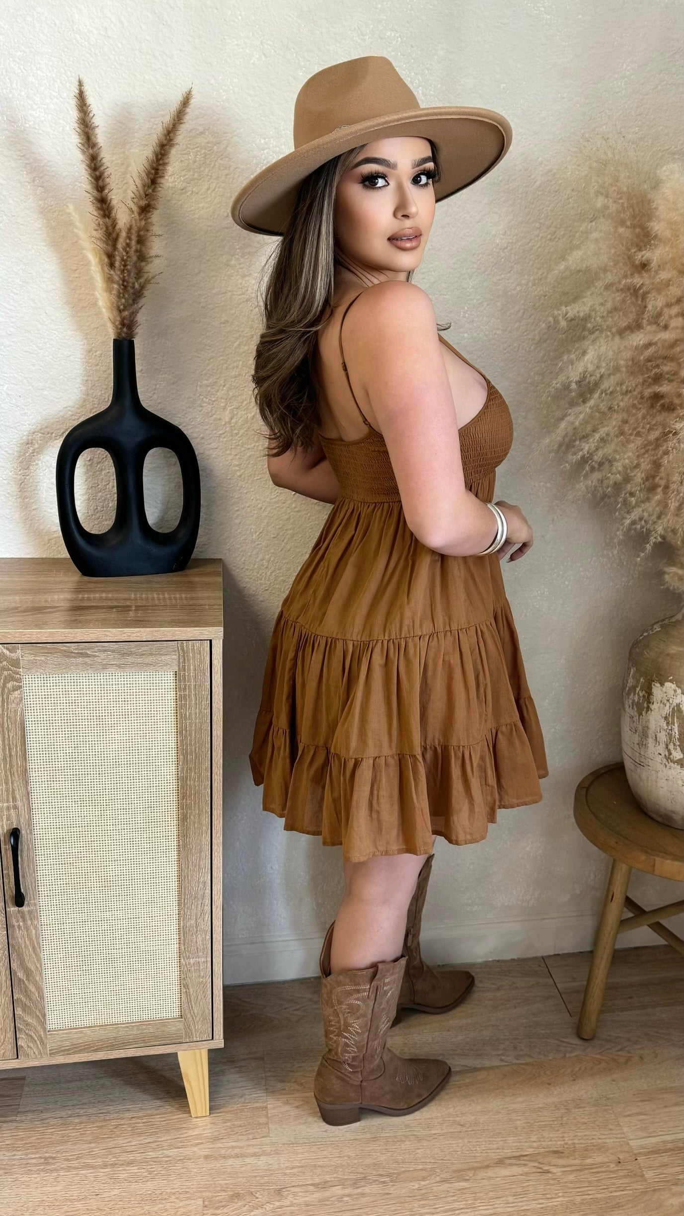 Style Essence Dress (Camel)