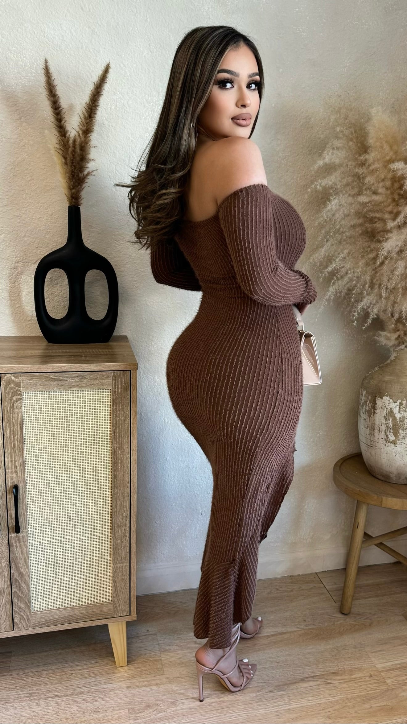 Show You Off Maxi Dress (Mocha)