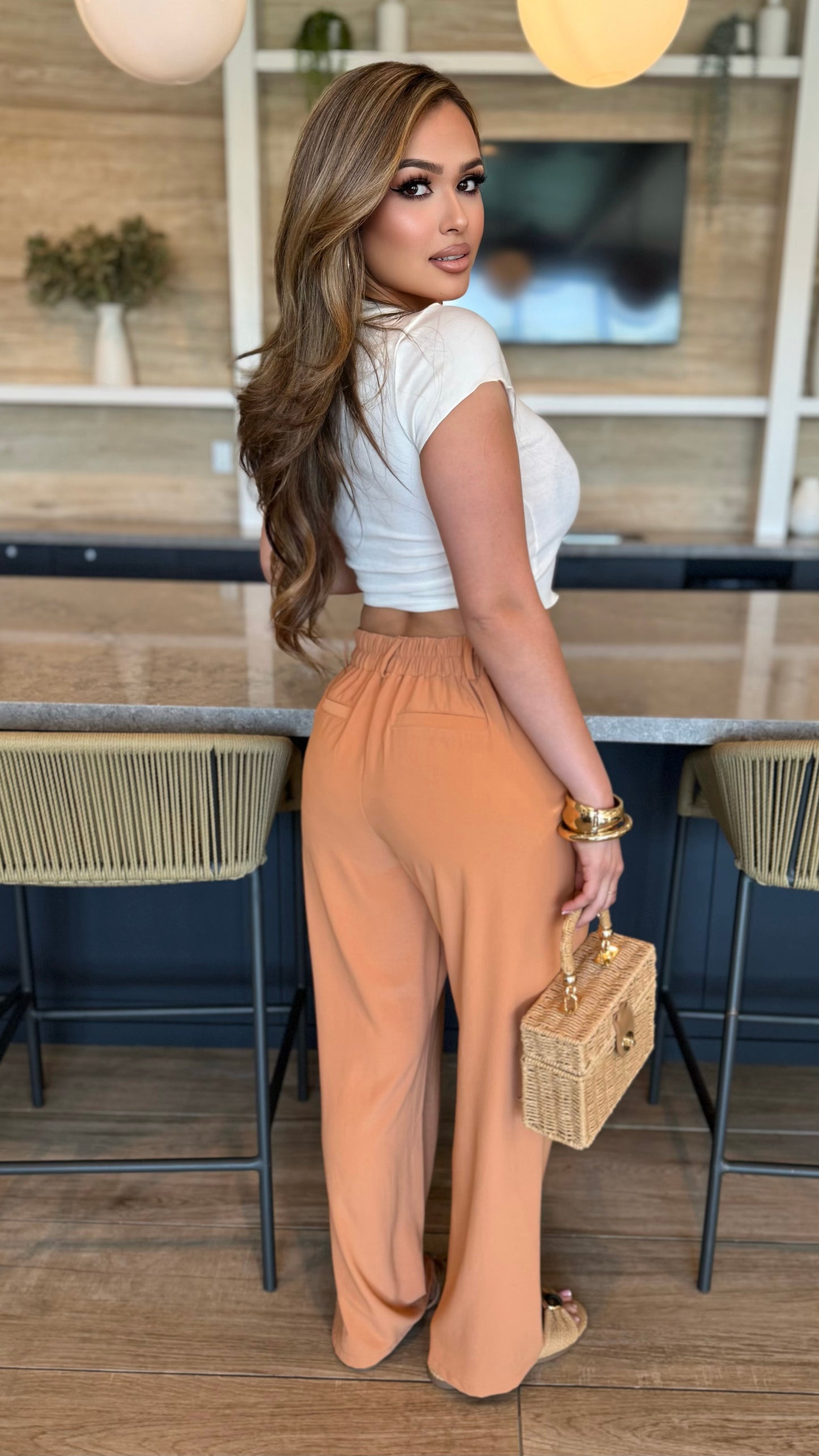 Positano Lemon Tie Front Top (White)