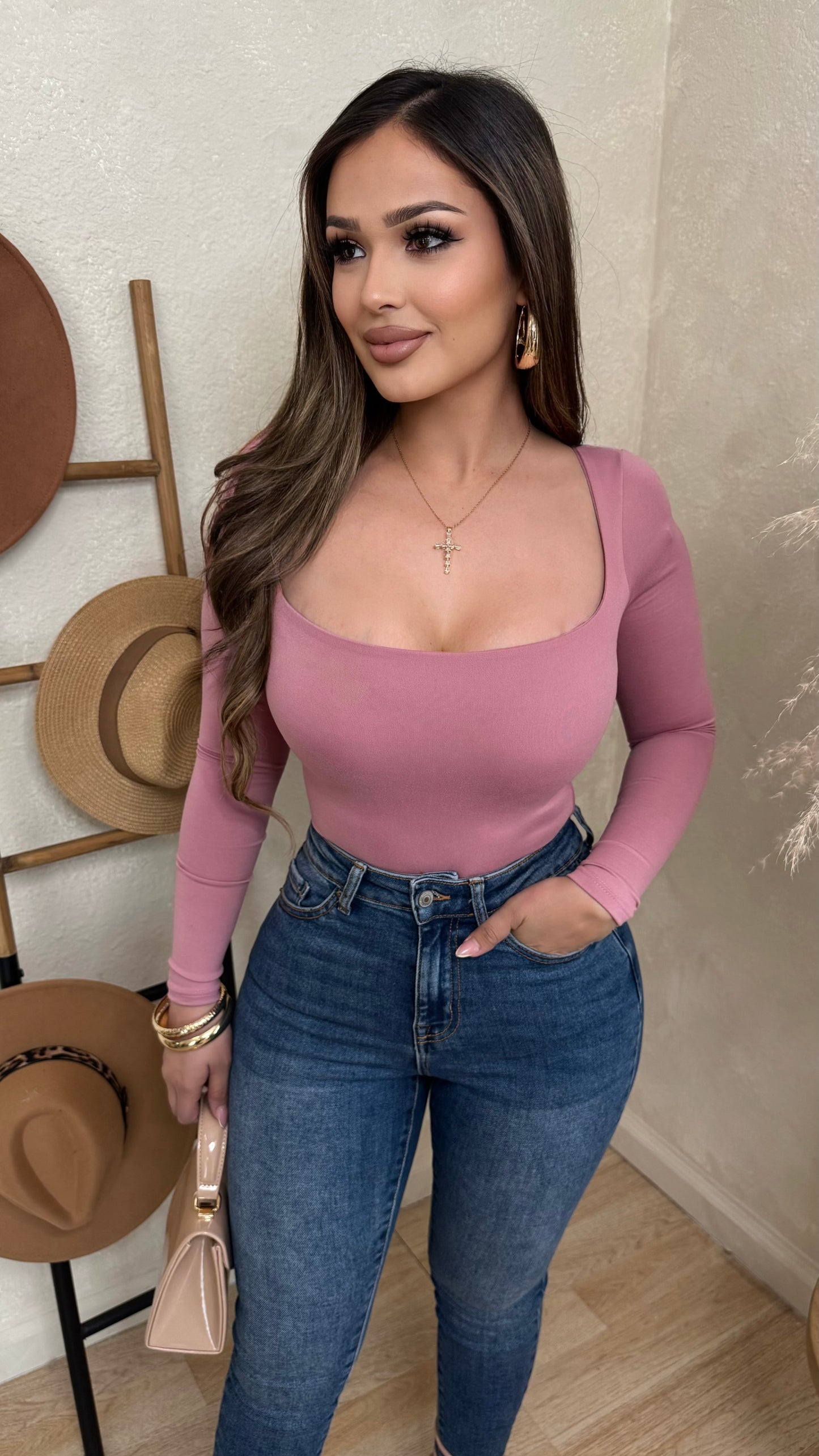 Fashion Forward Bodysuit (Pink)