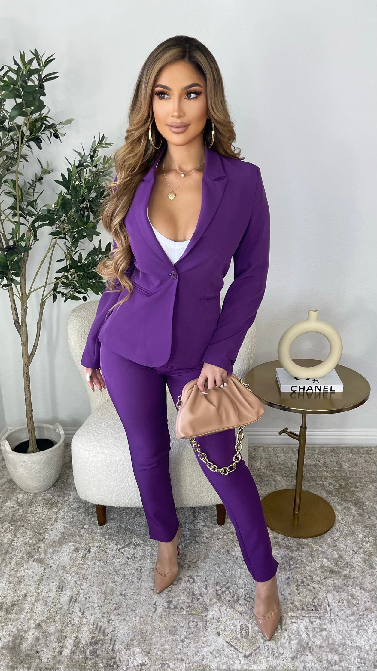All Business 2PC Set (Purple)