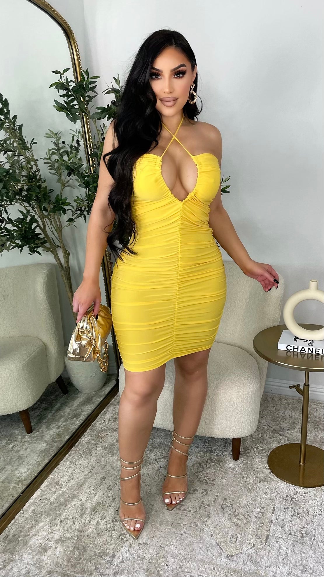 Thinking About You Dress (Yellow)
