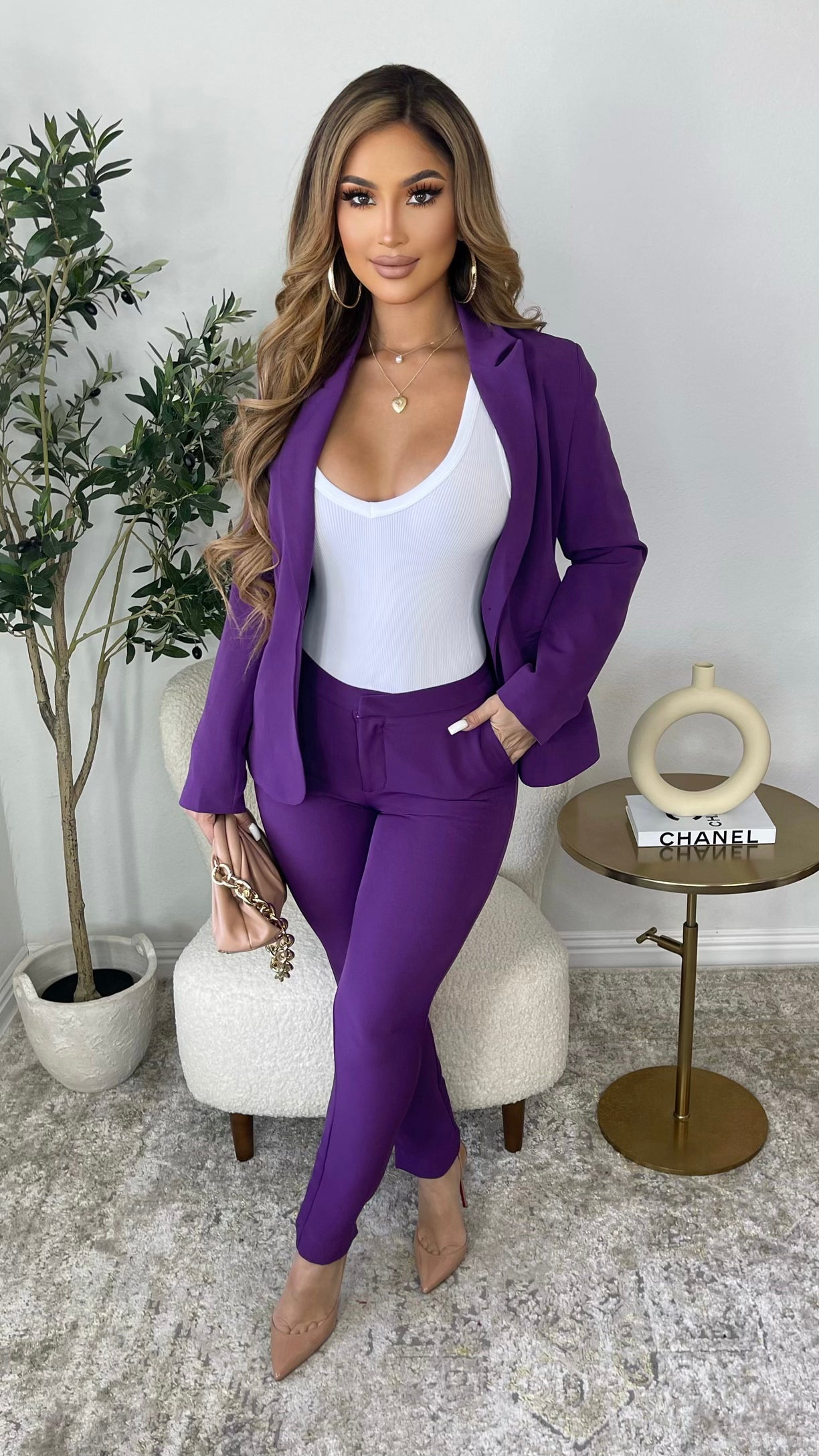 All Business 2PC Set (Purple)