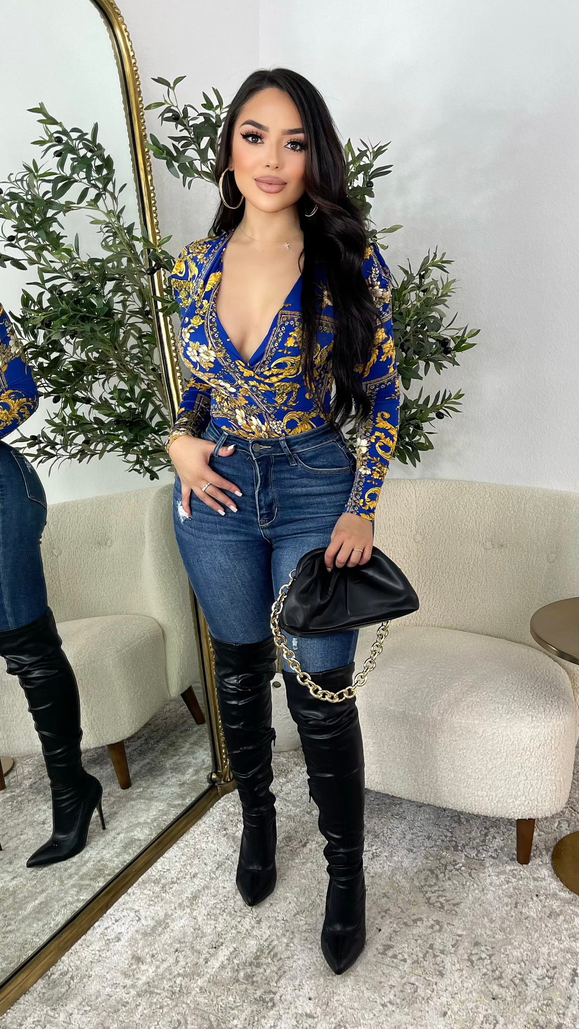 Designer Fit Bodysuit (Royal Blue)