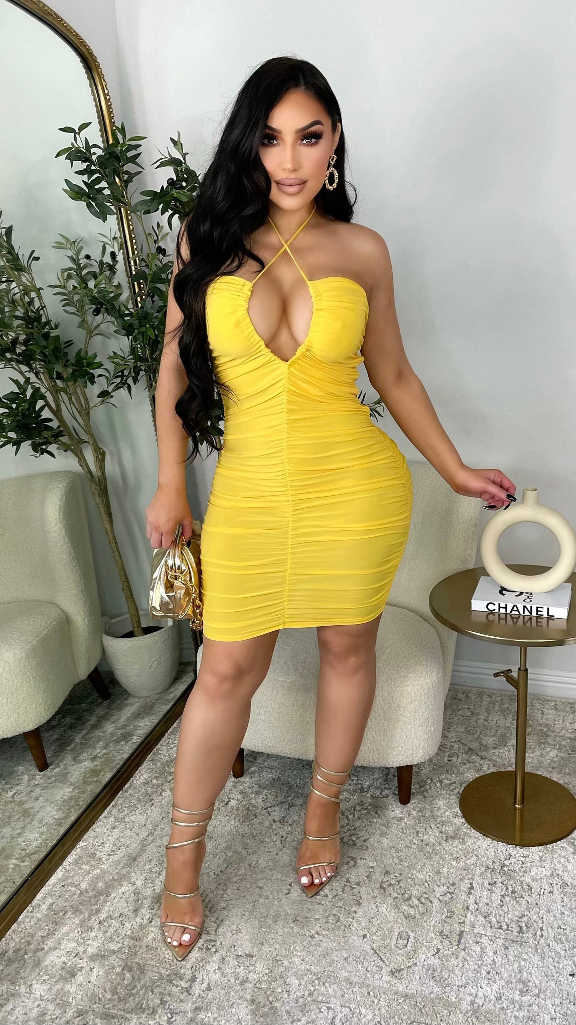 Thinking About You Dress (Yellow)
