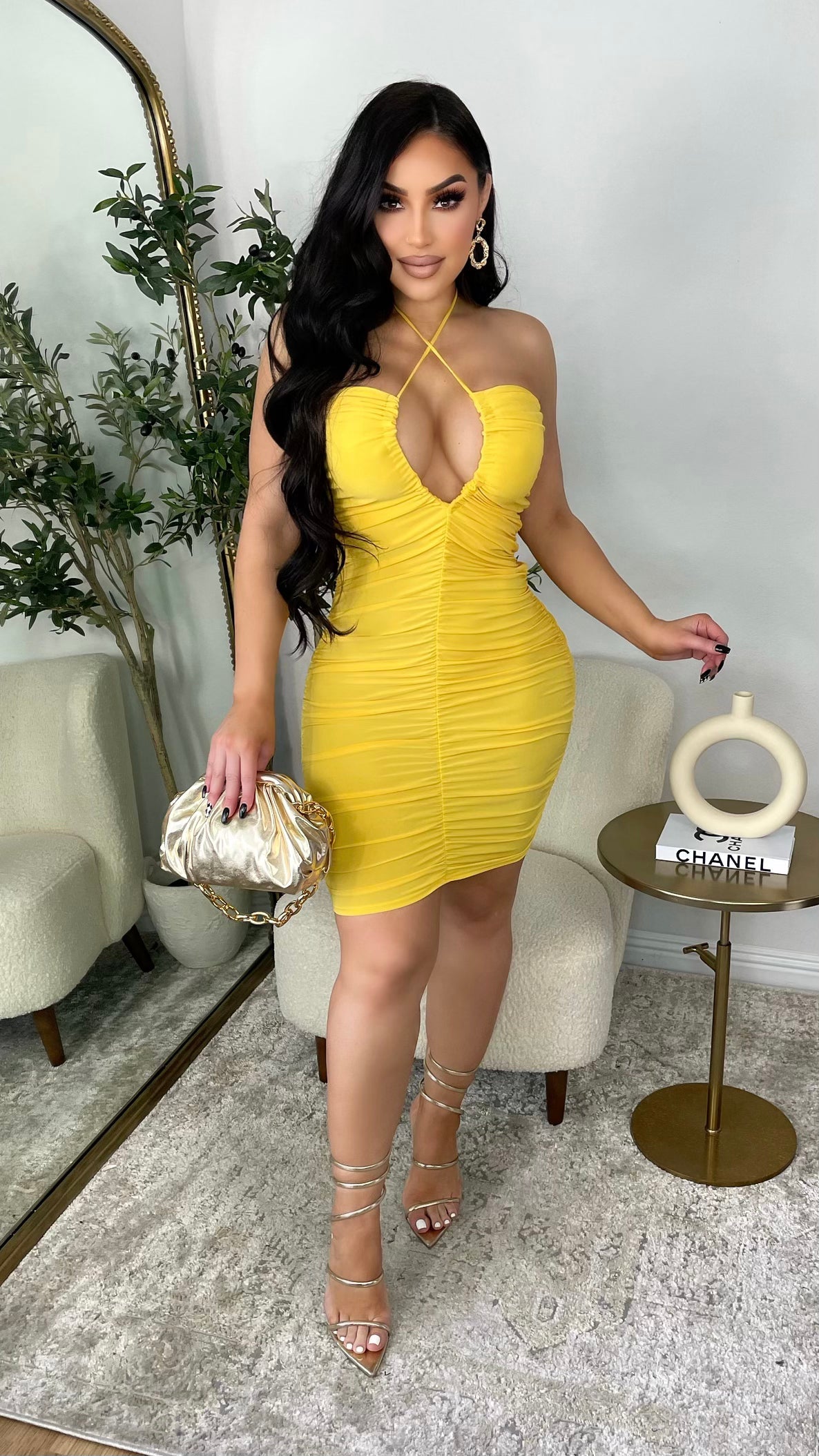 Thinking About You Dress (Yellow)