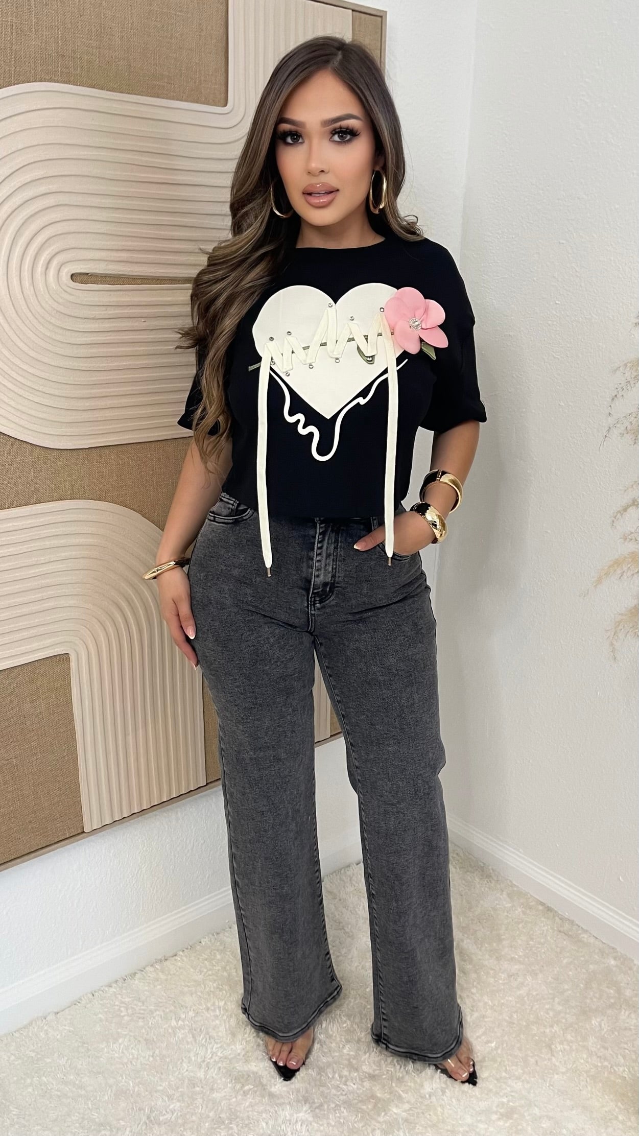 Heart Felt Graphic Top