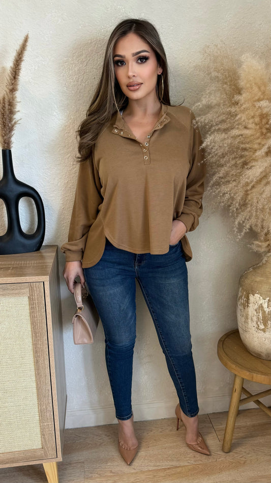Katelyn Sweater (Taupe)