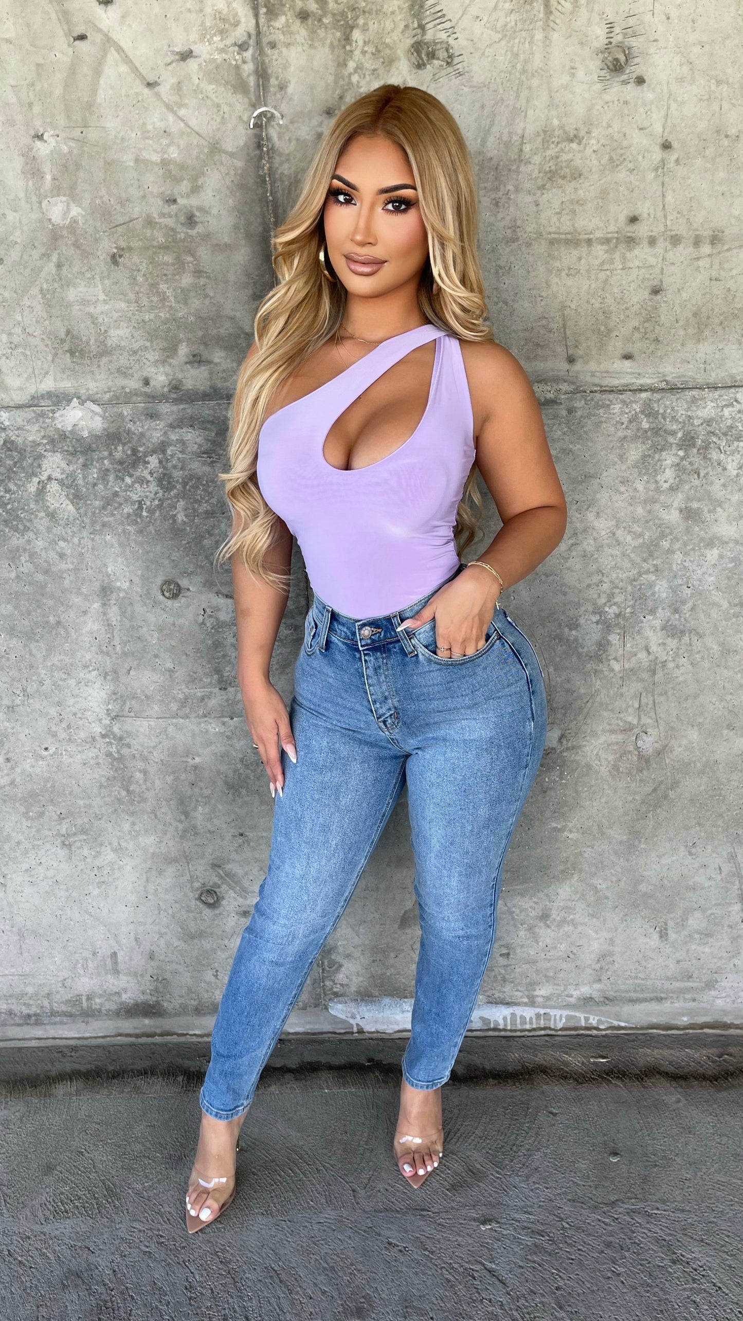 Never Forget Bodysuit (Lilac)