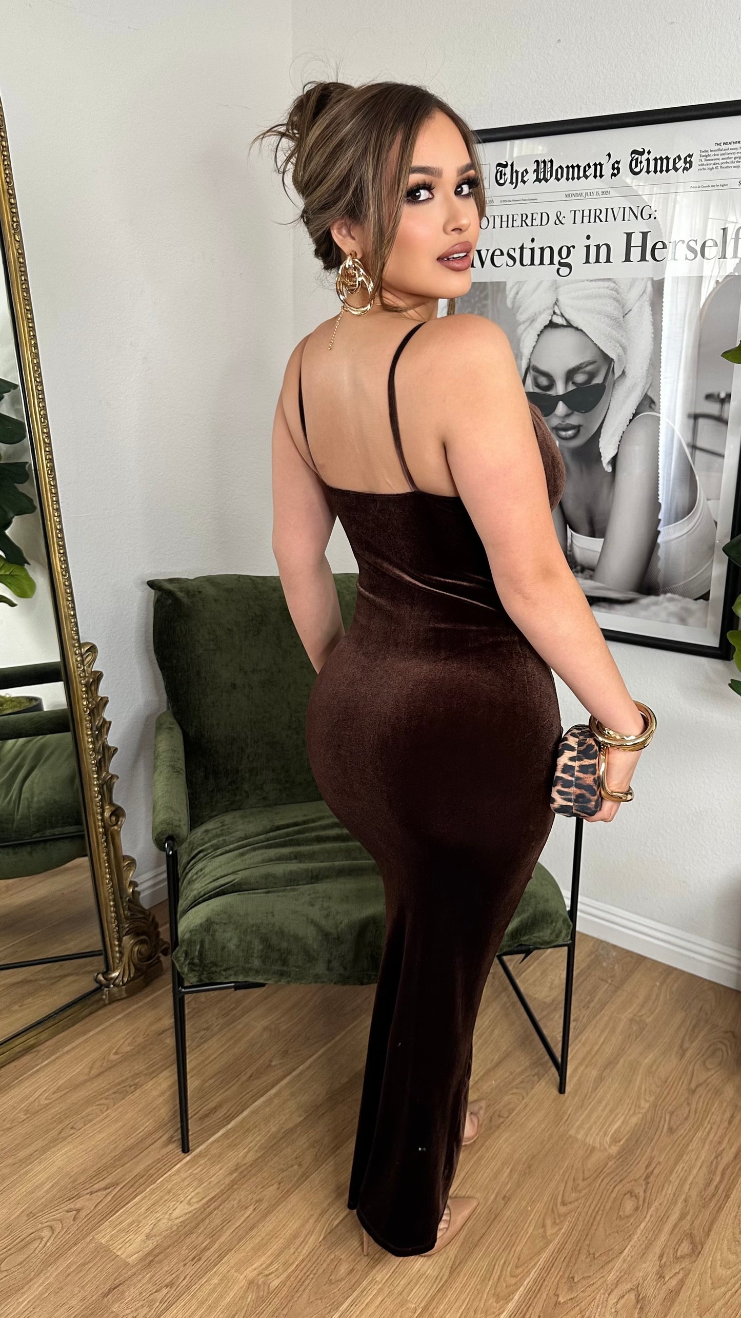Midnight Velvet Maxi Dress