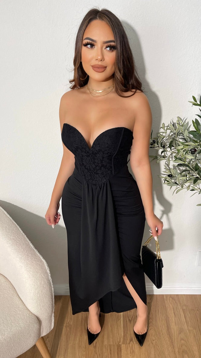 Kaylie Couture Dress (Black)