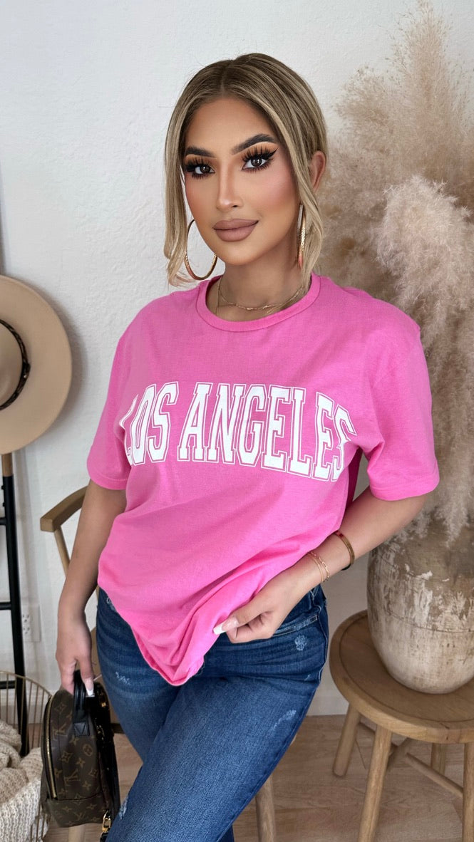 oversized tee pink