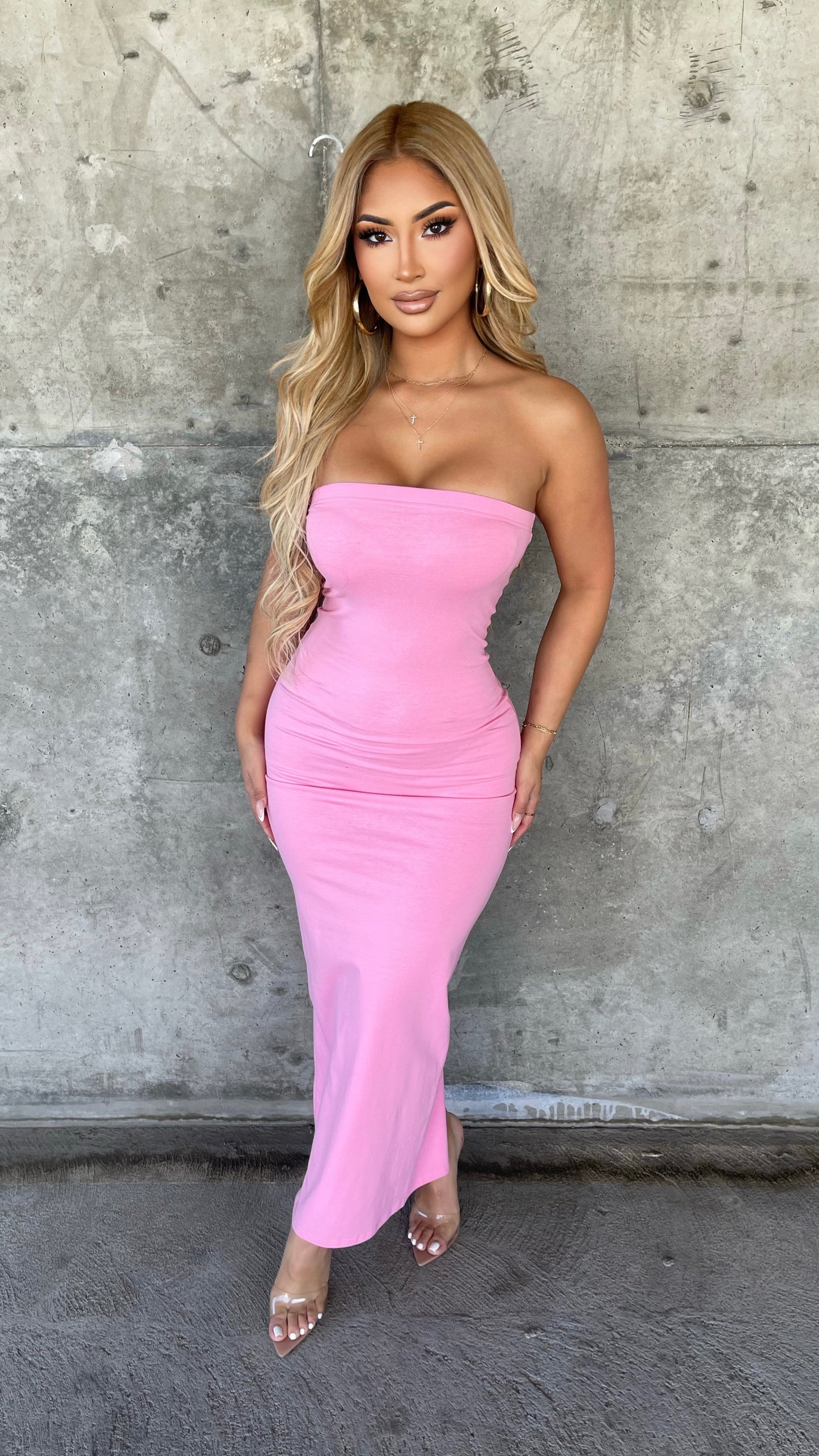 Different Than The Rest Maxi Dress (Dusty Pink)