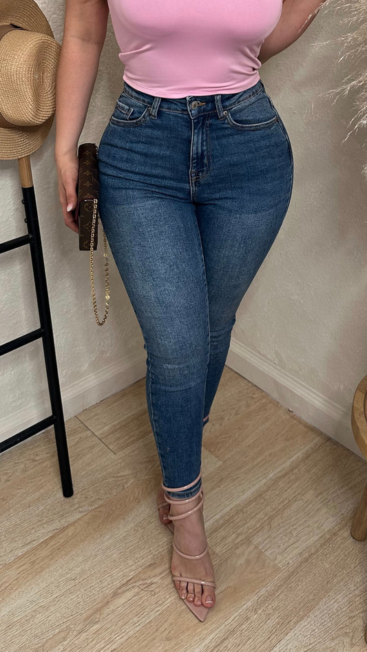 Remember Me High Rise Jeans (Medium Wash)