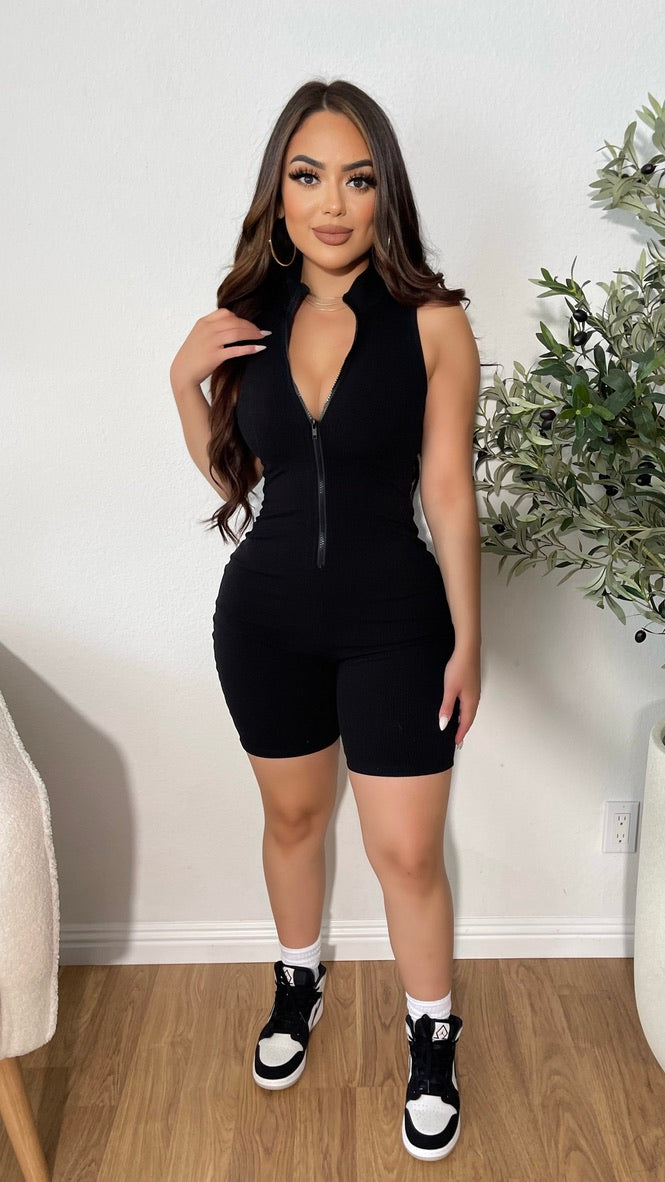 Doesn't Get Any Better Romper (Black)