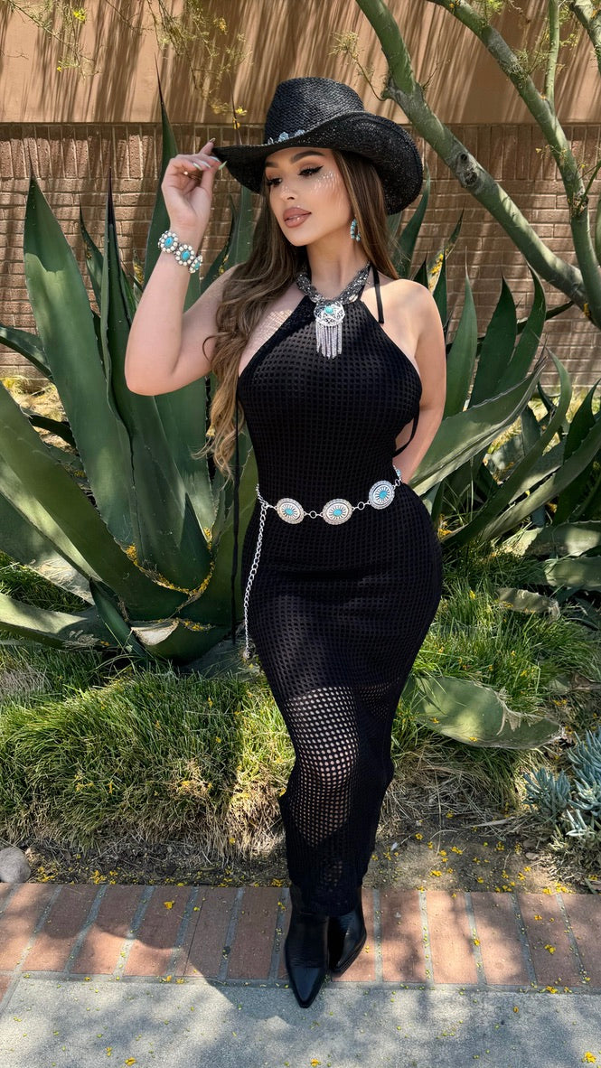 Stuck In The Sunlight Dress (Black)