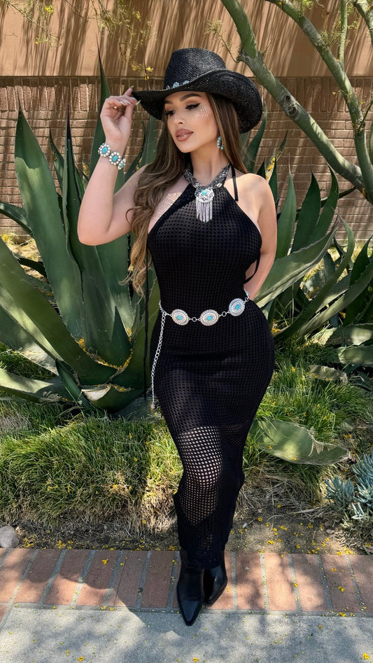 Stuck In The Sunlight Dress (Black)