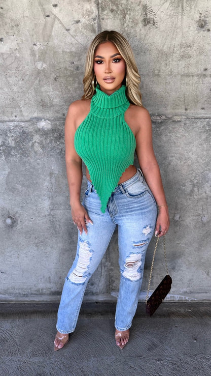 Kalania Top (Emerald Green)