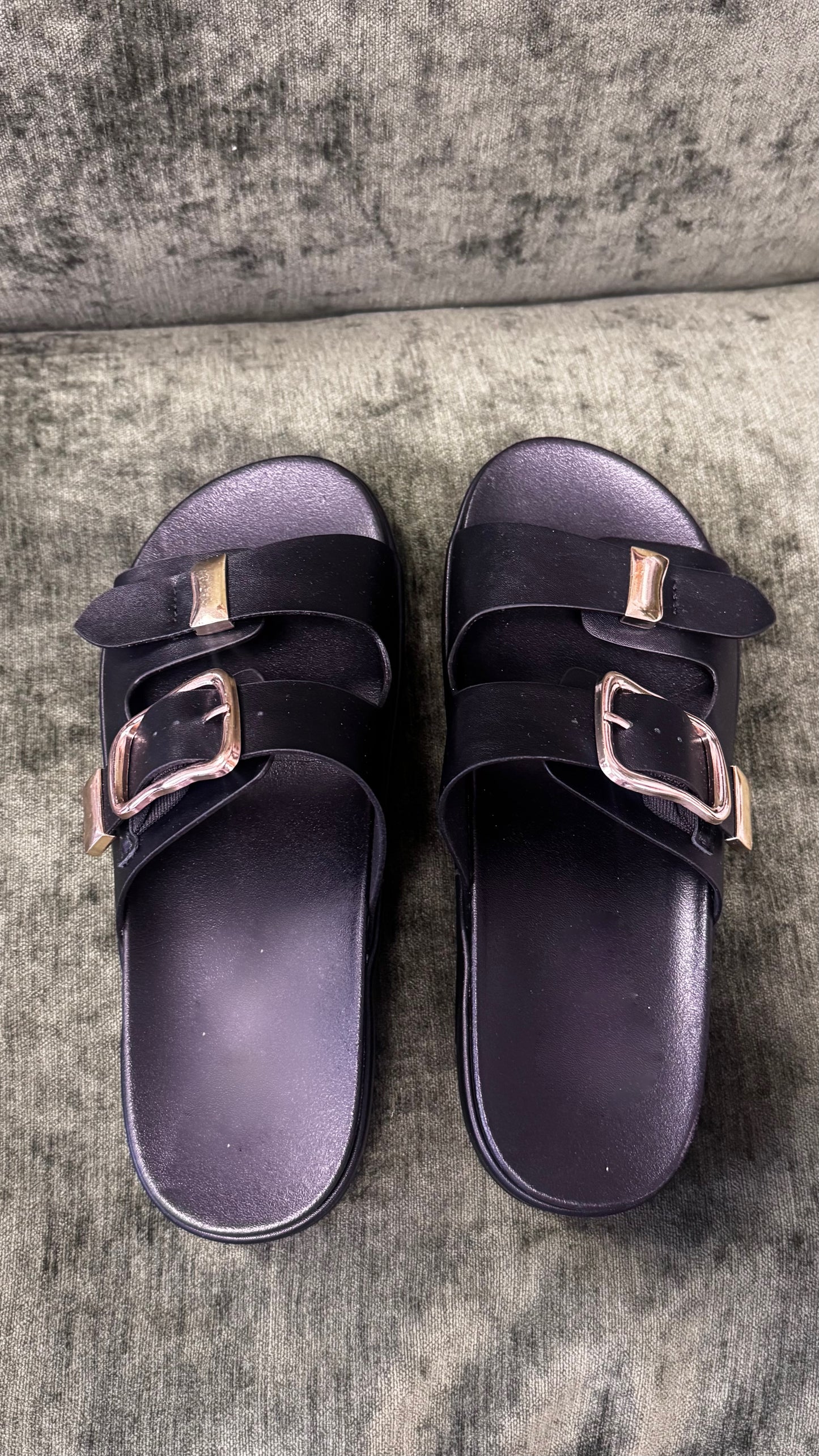 City Walk Platform Sandal (Black)