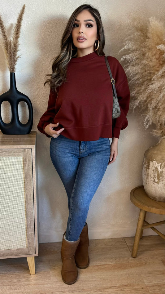 Amalia Sweater (Burnt Rust)