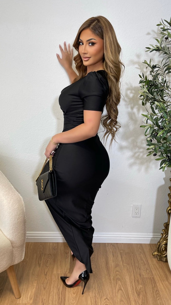 Sarahi Elegant Dress (Black)