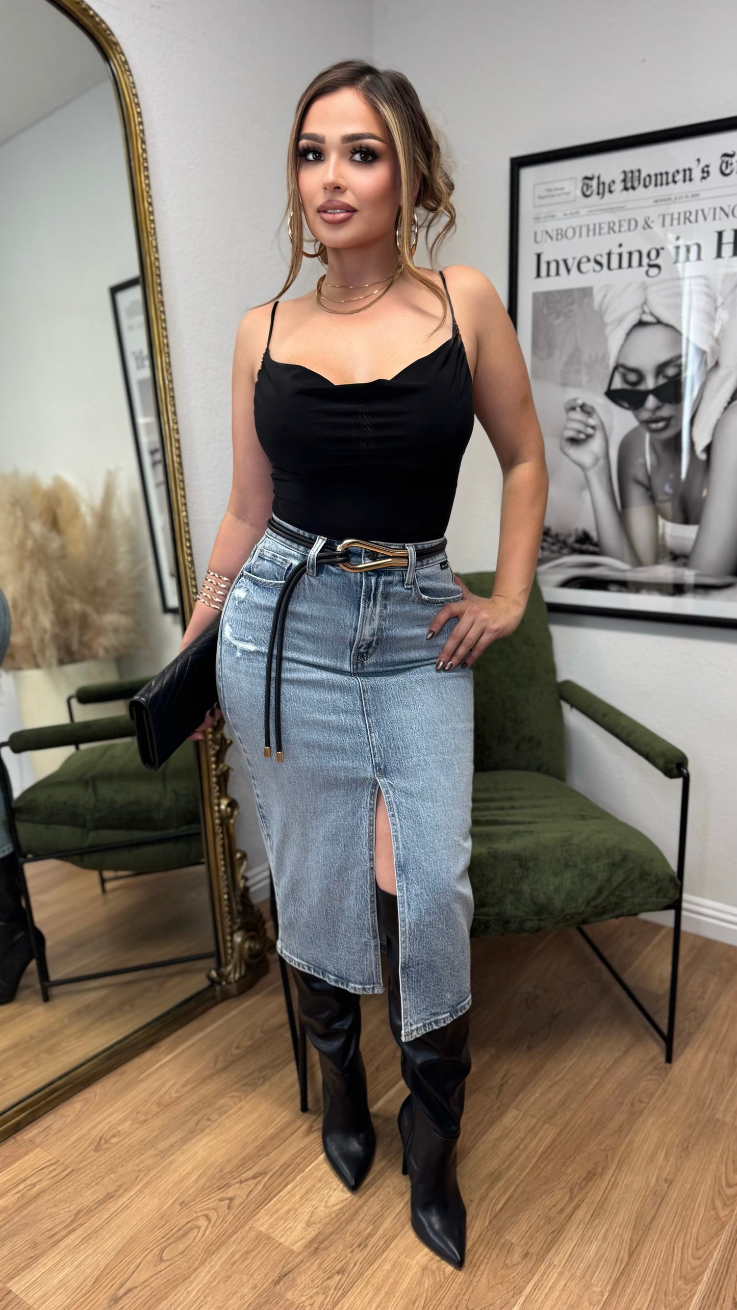 Rubi Drapped Bodysuit