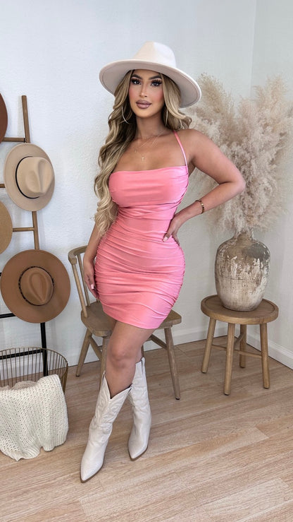 Trend Setter Dress (Pink)