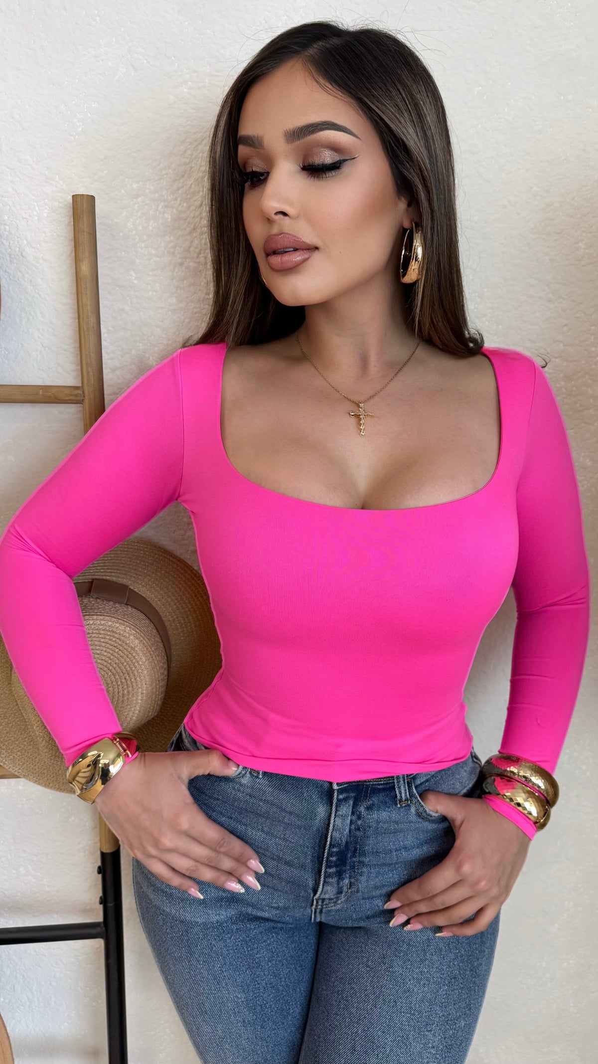 Ciana Top (Hot Pink)
