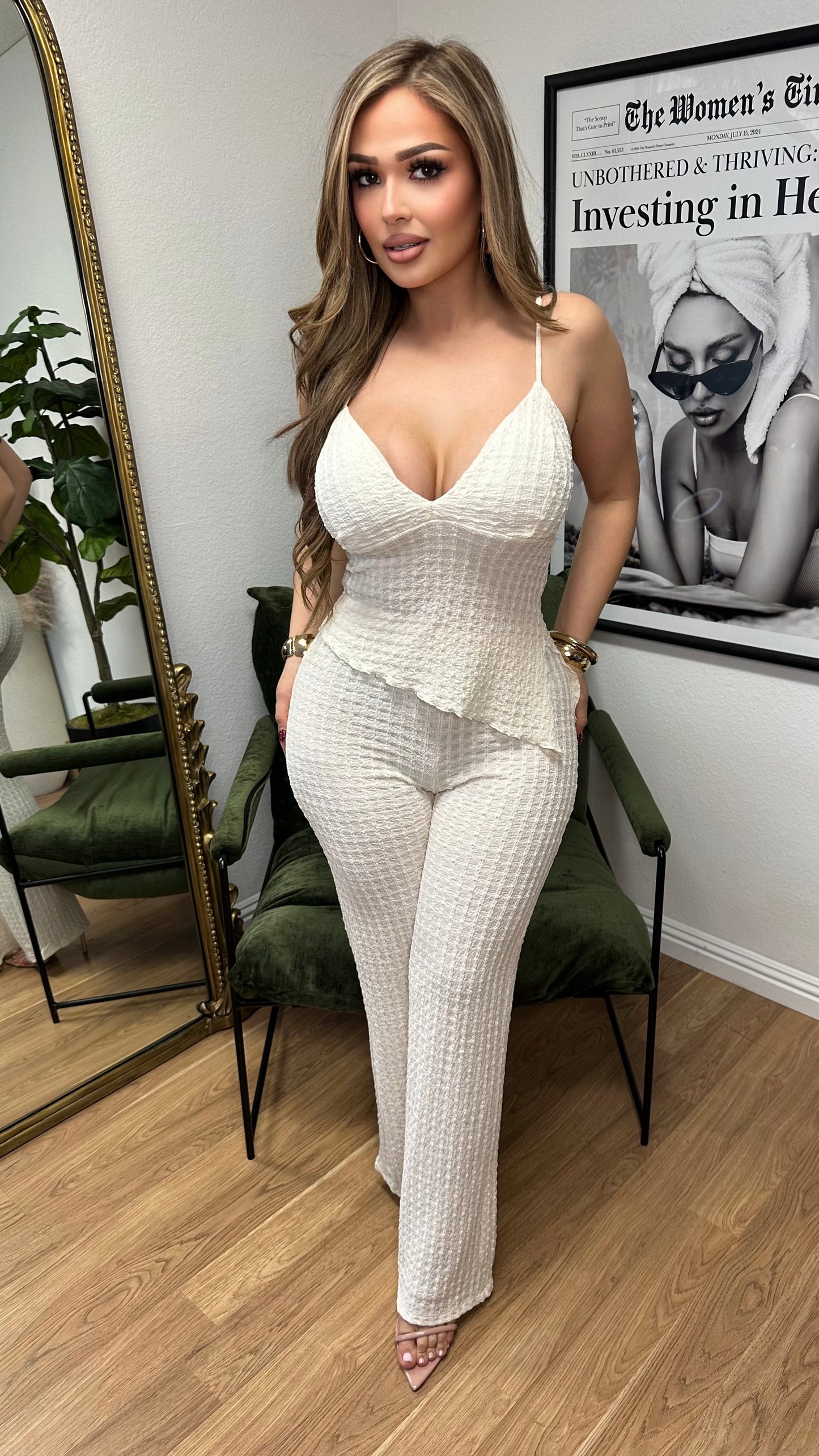 Ivory Escape 2PC Pant Set