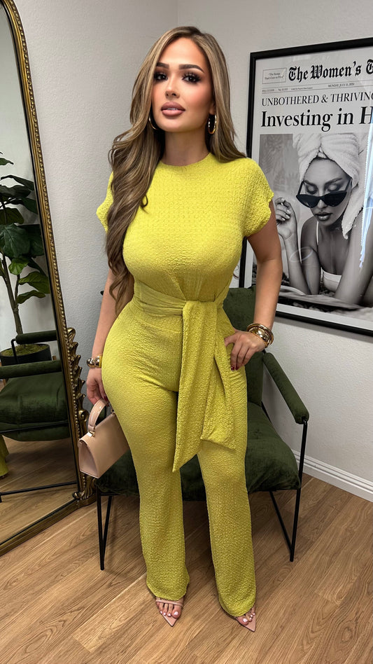 The Daylight Luxe Pant Set (Kiwi)