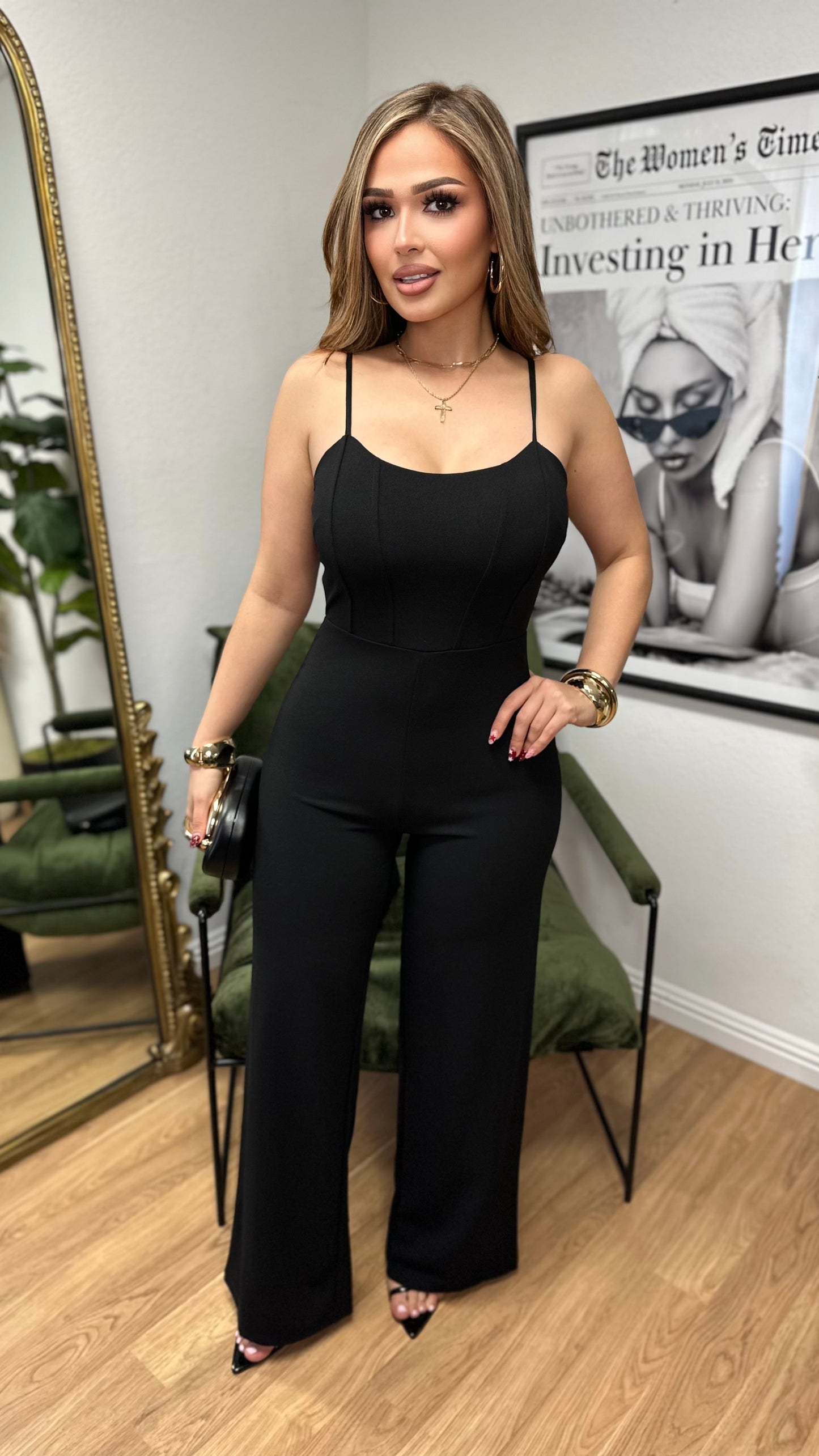 Main Character Jumpsuit (Black)