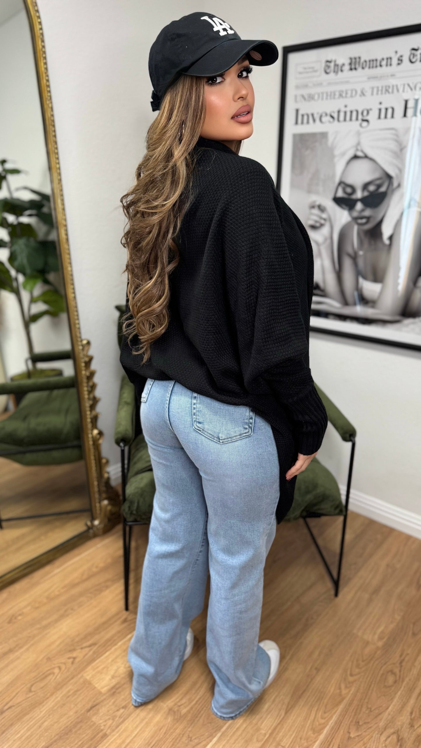 The Go To Layer Cardigan (Black)